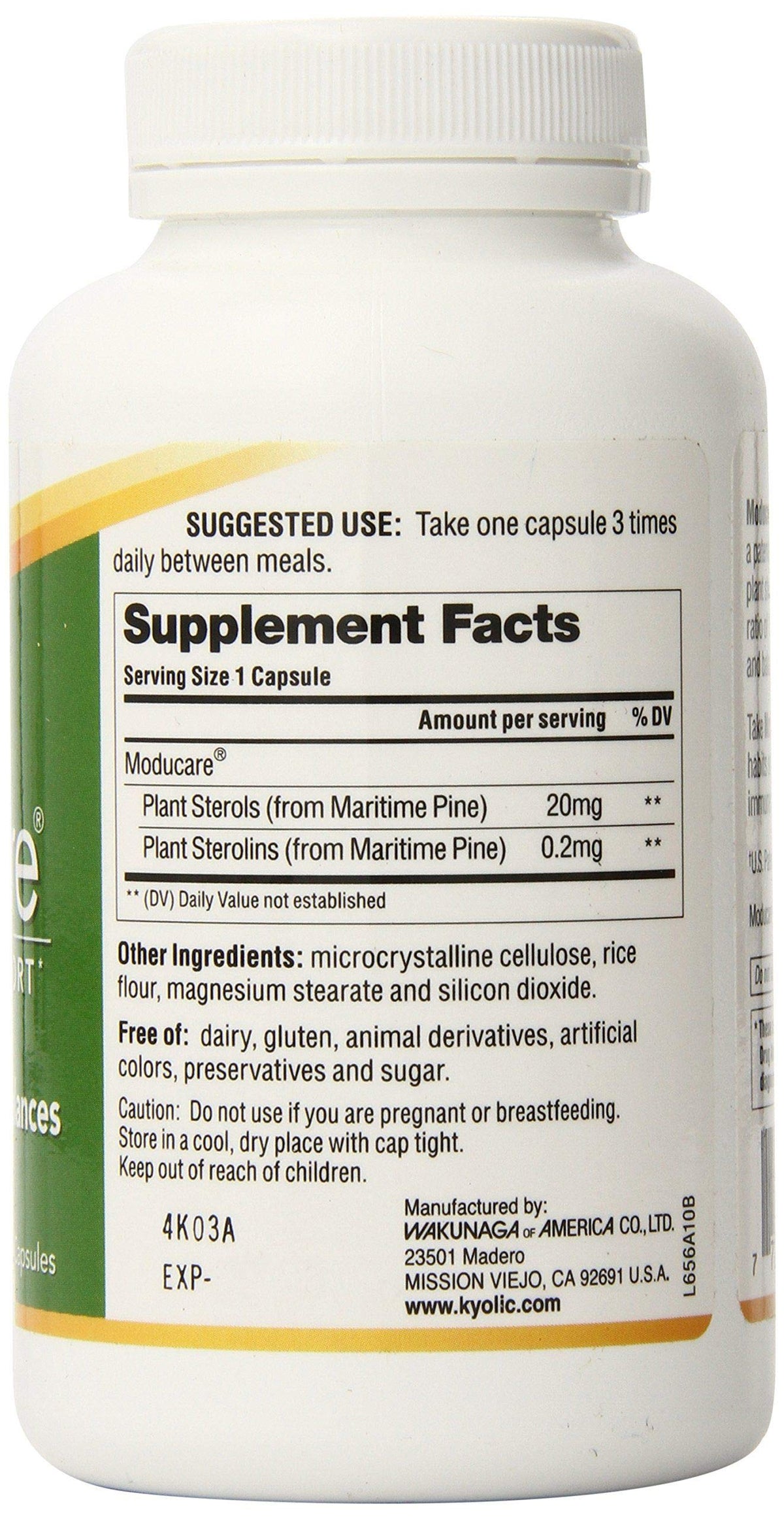 Kyolic Moducare Immune Support - 180 Vegetarian Capsules - image 3