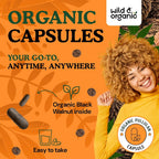 Wild & Organic USDA Organic Black Walnut Capsules 900 mg - Detox - image 4