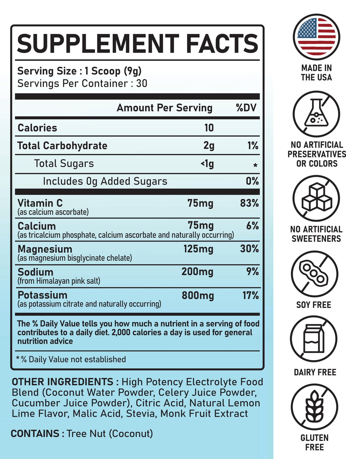 Great Naturally Electrolytes Powder Hydration