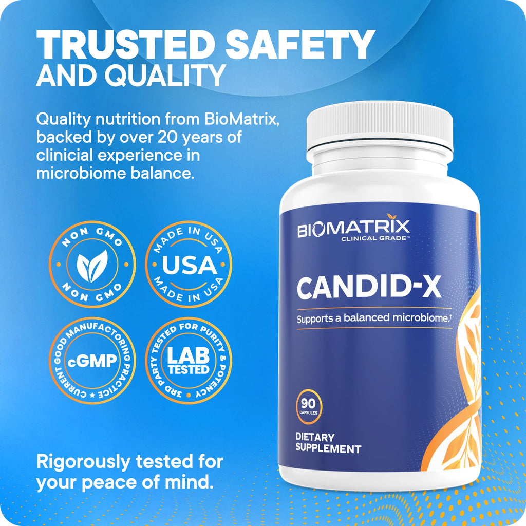 BioMatrix Candida Cleanse Candid-X Gut Health Supplement - 90 Capsules - image 6