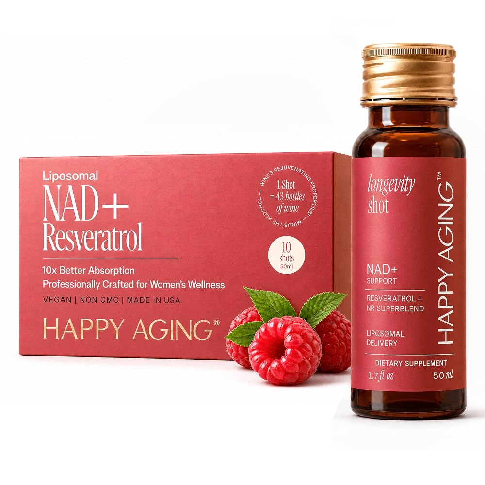 Happy Aging Longevity Shots for Women