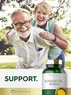 Carlyle Borage Oil Supplement 2000mg - 200 Softgels - image 7