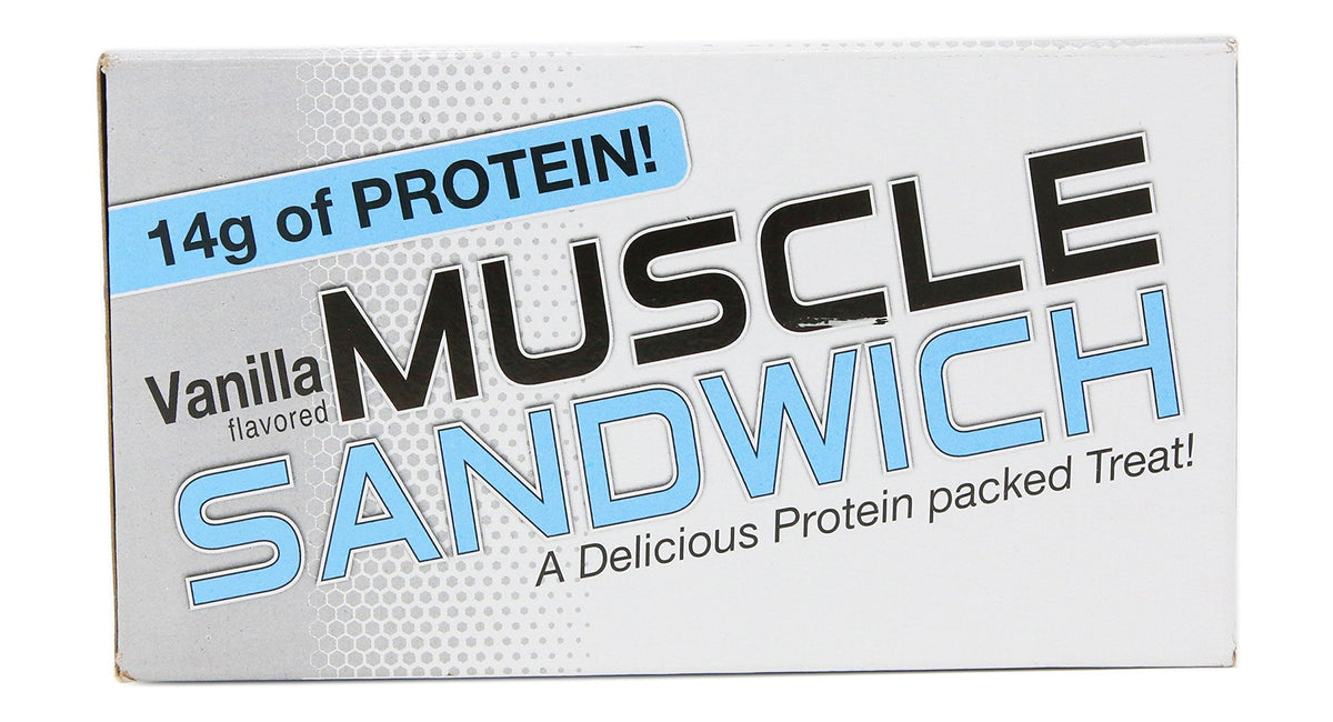 Muscle Foods Muscle Sandwich Peanut Butter Vanilla - 12 Bars - image 3
