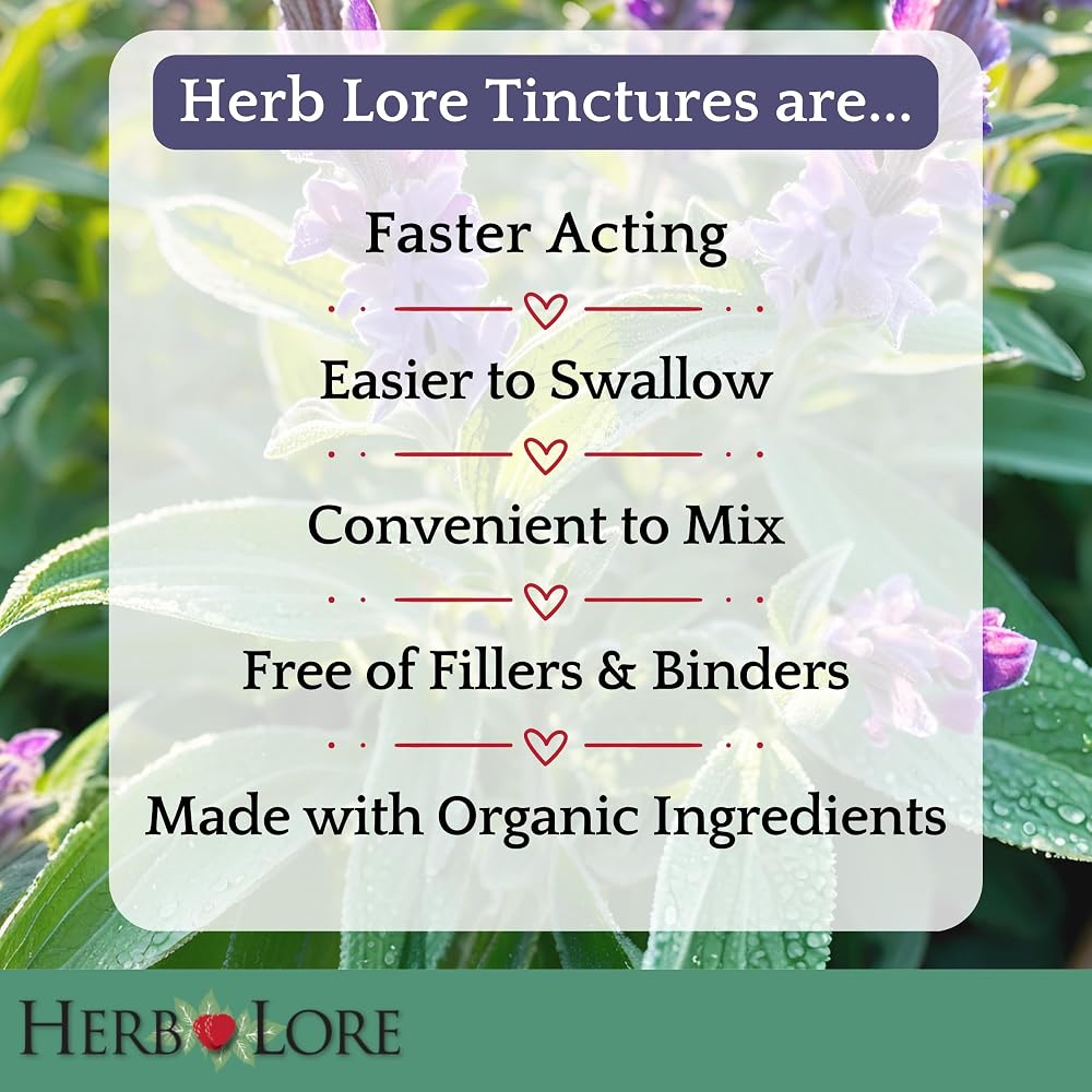 Herb Lore USDA Organic Sage Tincture