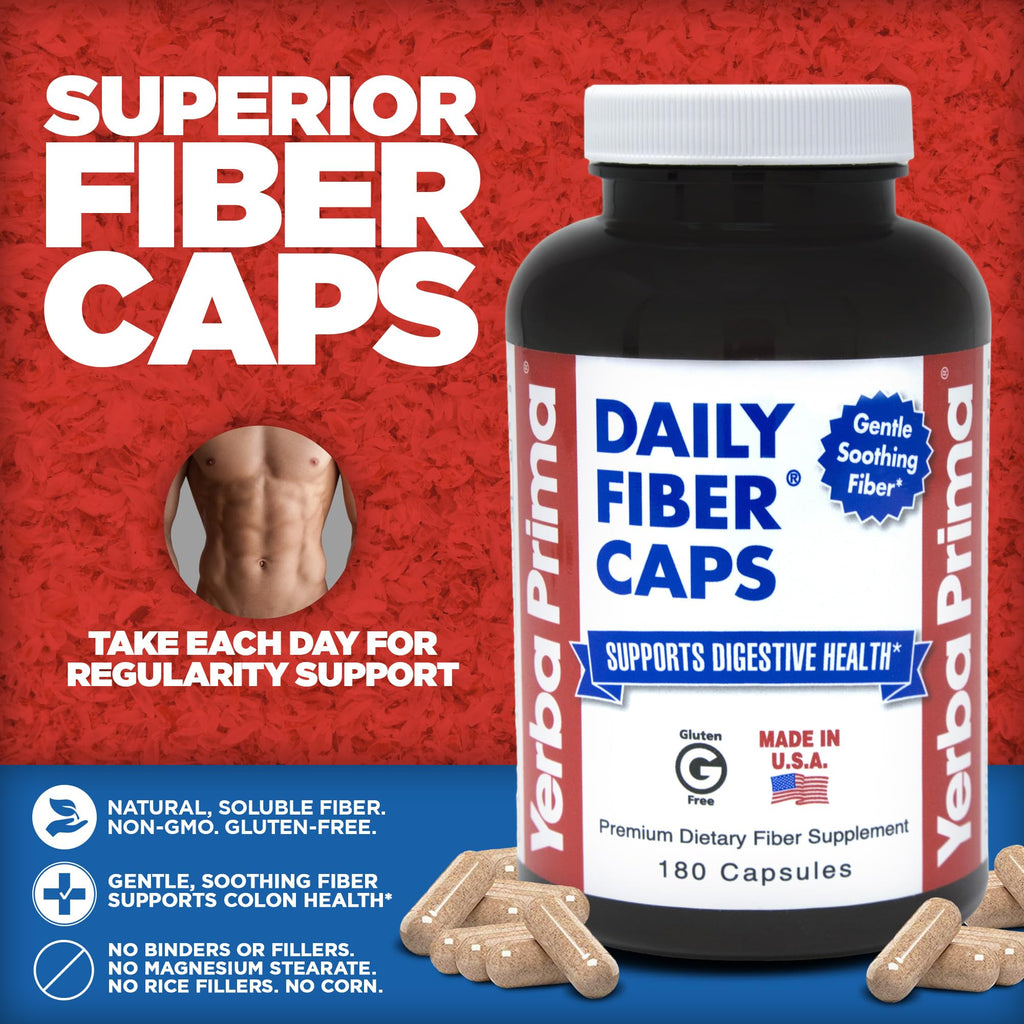 Yerba Prima Daily Fiber Formula - 360 Capsules - image 2