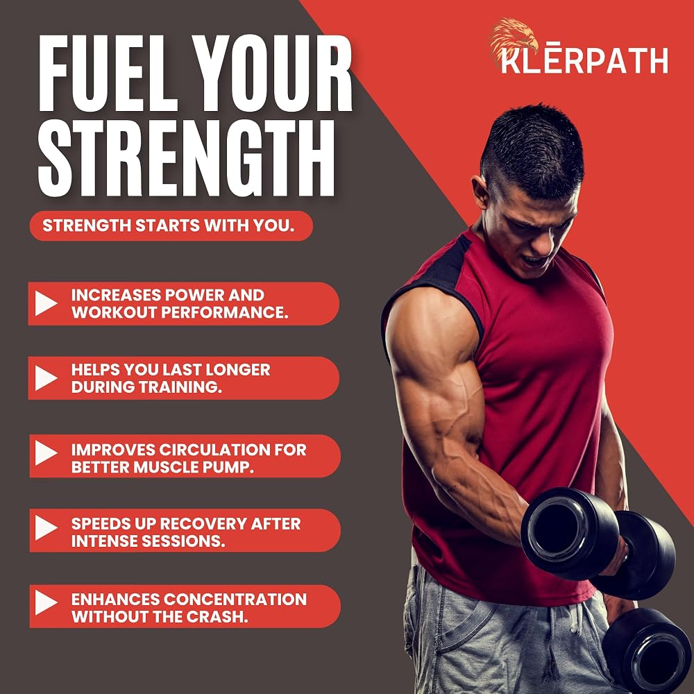Klerpath GroMuscle Pre Workout Powder - 25 Stick Packs - image 3