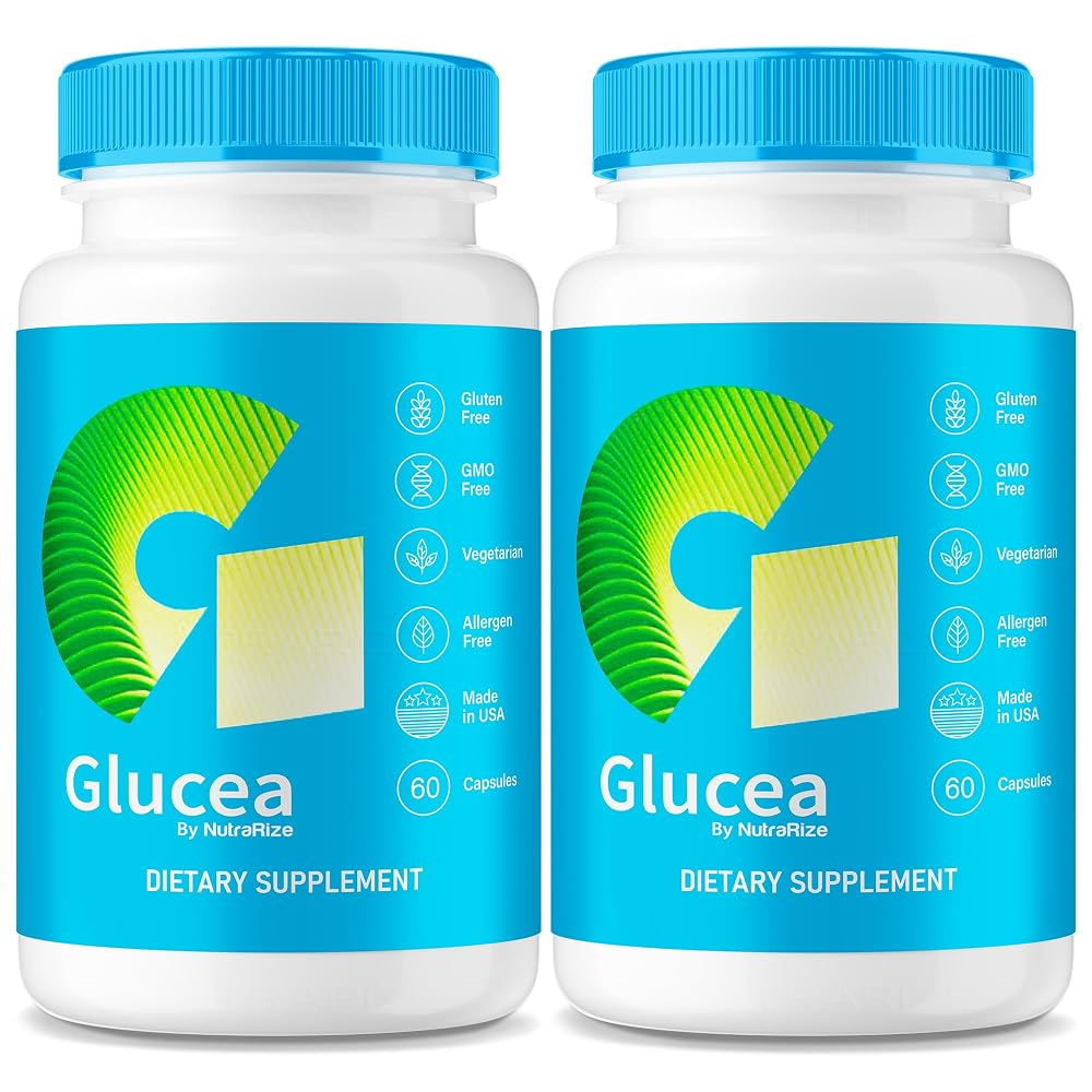 NutraRize Glucea Capsules All-Natural Dietary Supplement - 120 Capsules