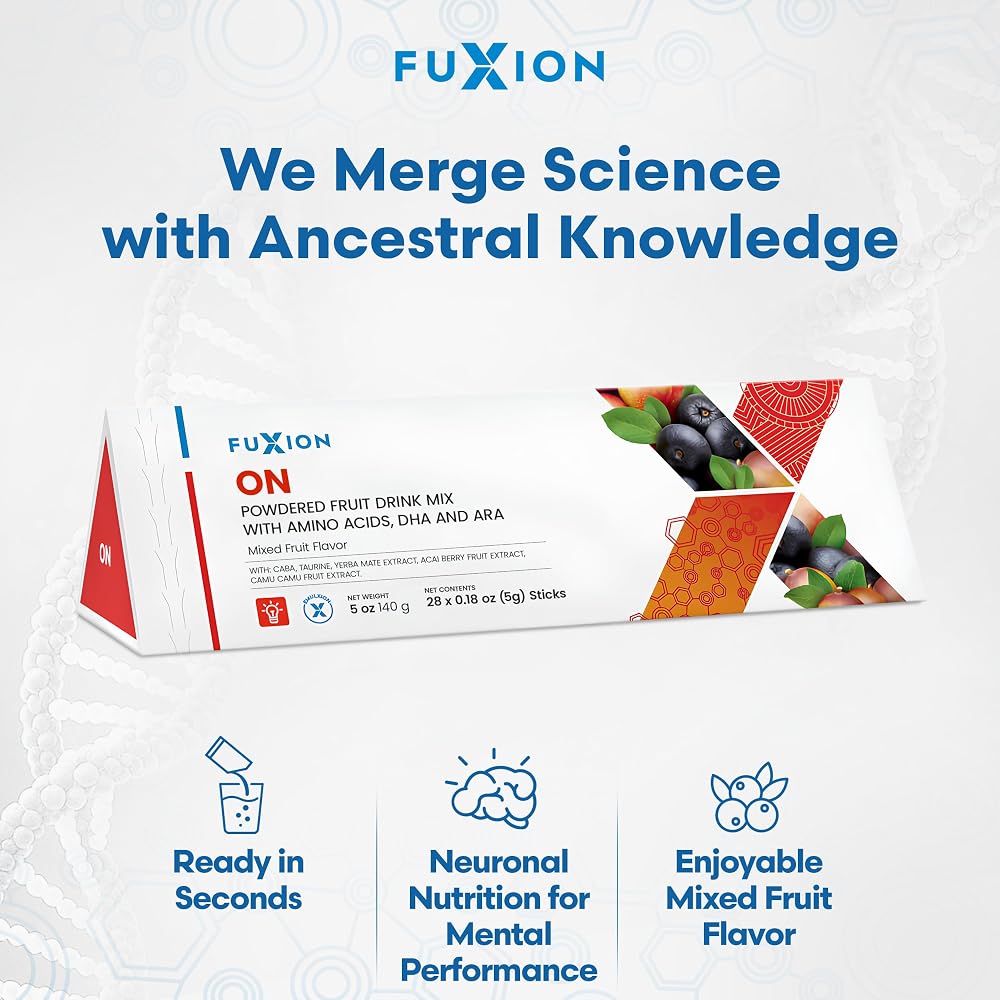 FuXion ON Brain Support Drink Mix - 28 Sticks - image 3