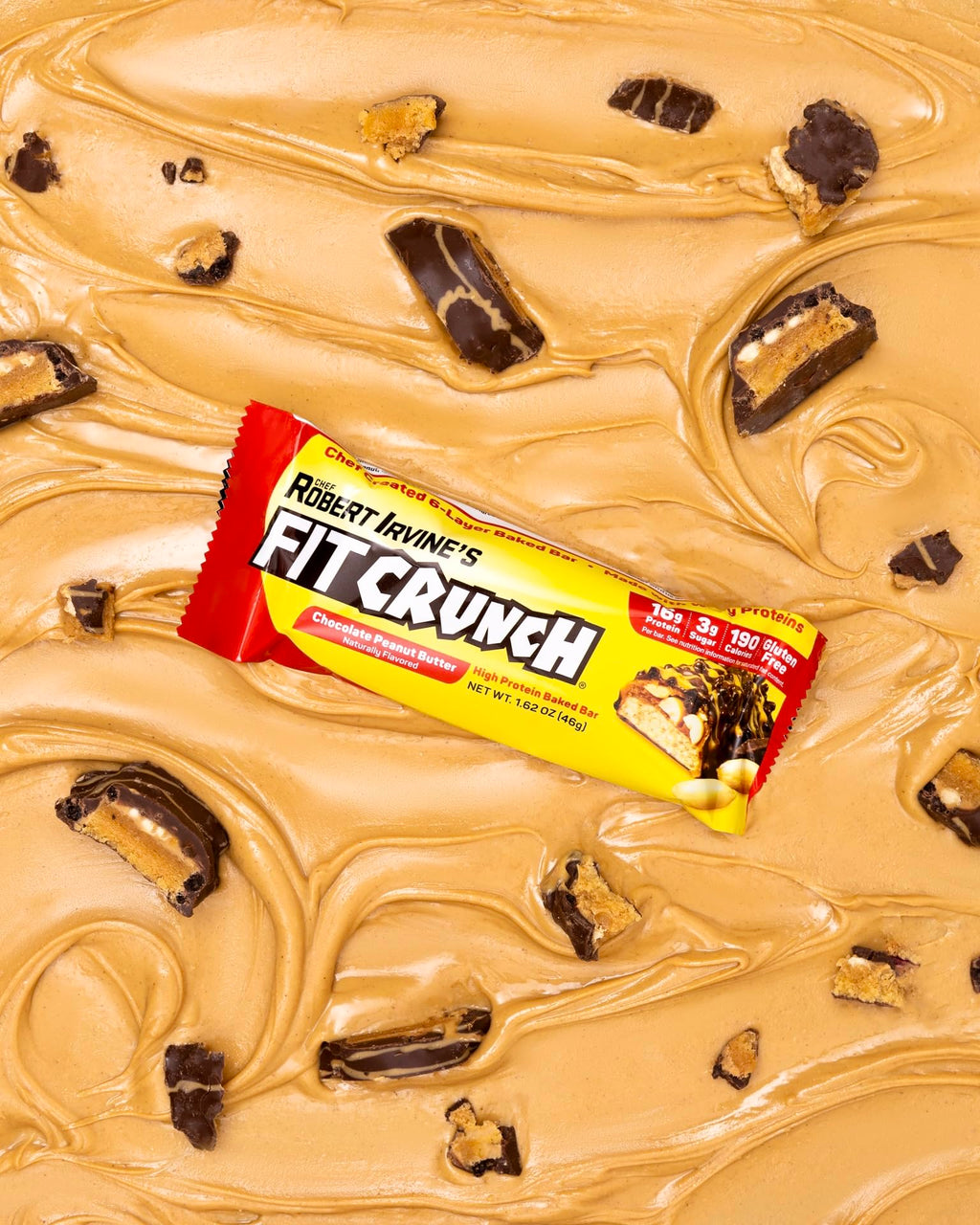 Fit Crunch Snack Size Protein Bar Chocolate Peanut Butter - 6 Count - image 4