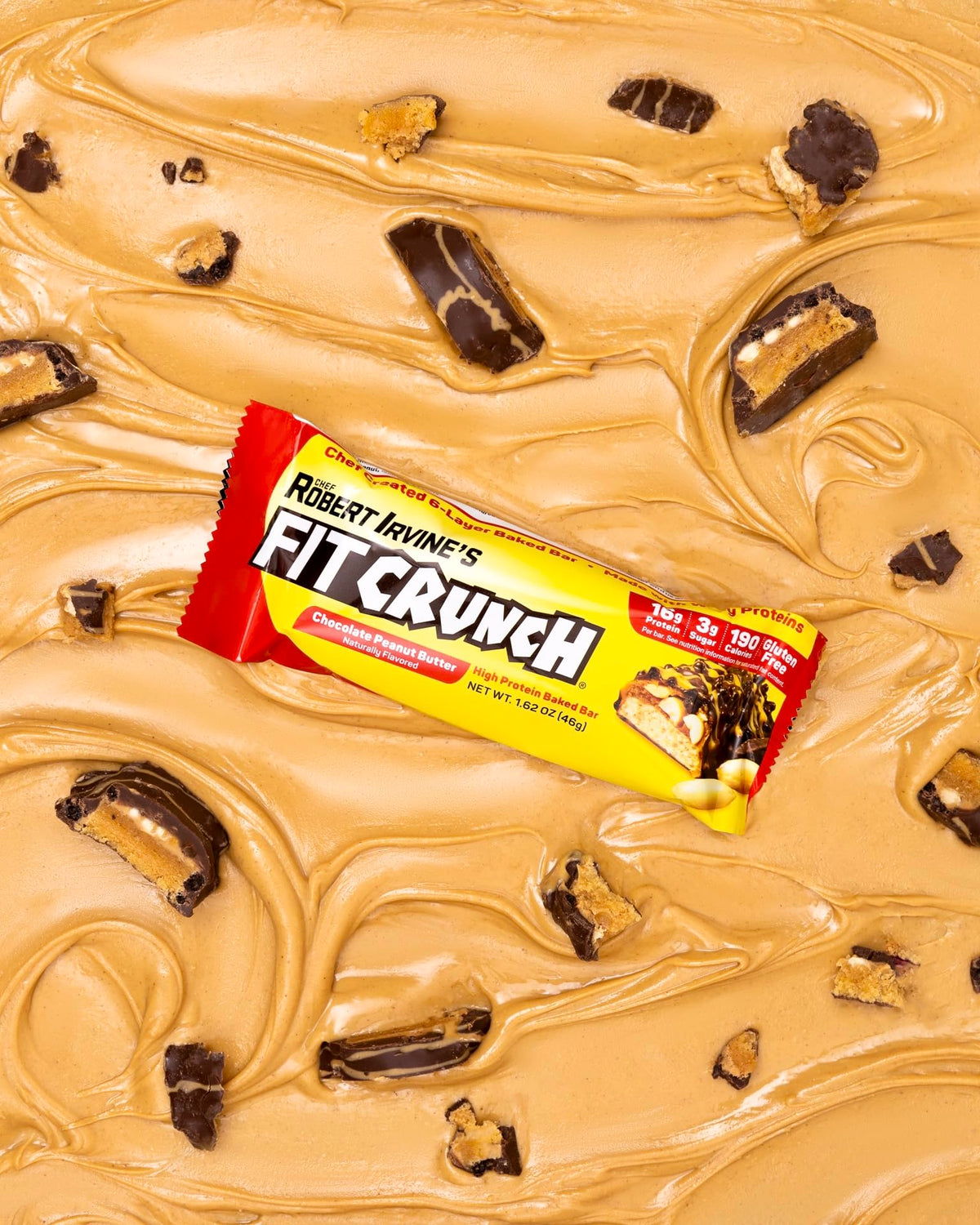 Fit Crunch Snack Size Protein Bar Chocolate Peanut Butter - 6 Count - image 4
