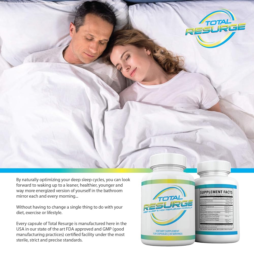 Total Resurge Deep Sleep Support Formula - 120 Capsules - image 2
