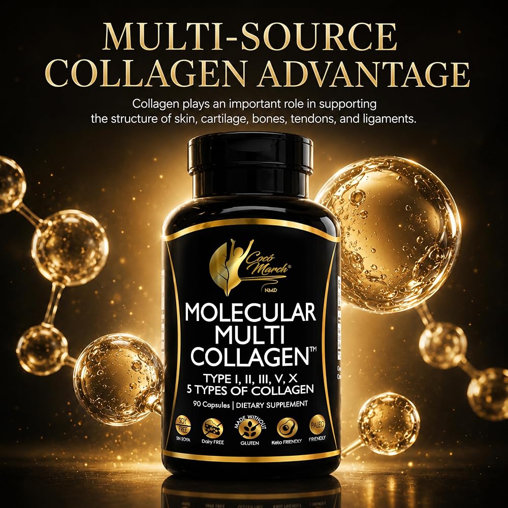 Cocó March N.M.D. Multi-Collagen Types I, II, III, V & X - 90 Capsules - image 2