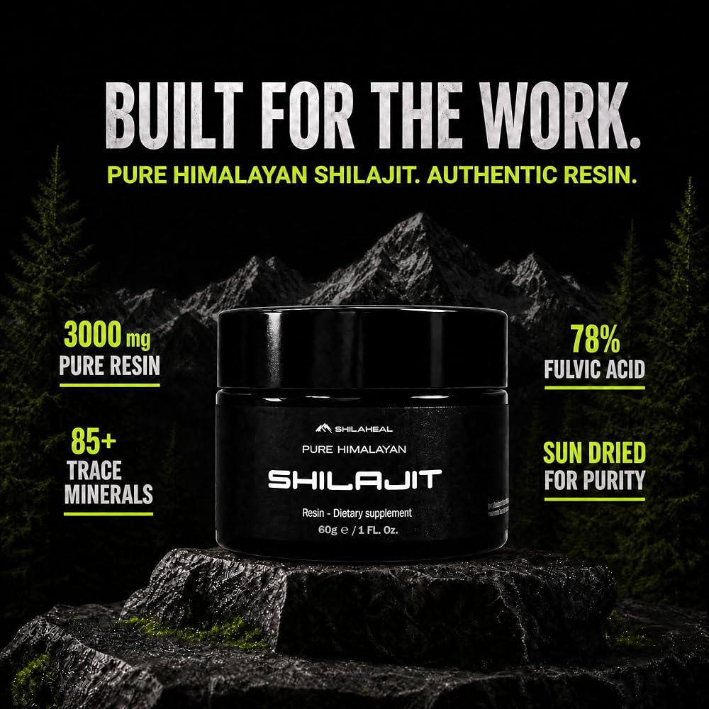 SHILAHEAL Himalayan Shilajit Resin Energy & Stamina - 60g - image 4