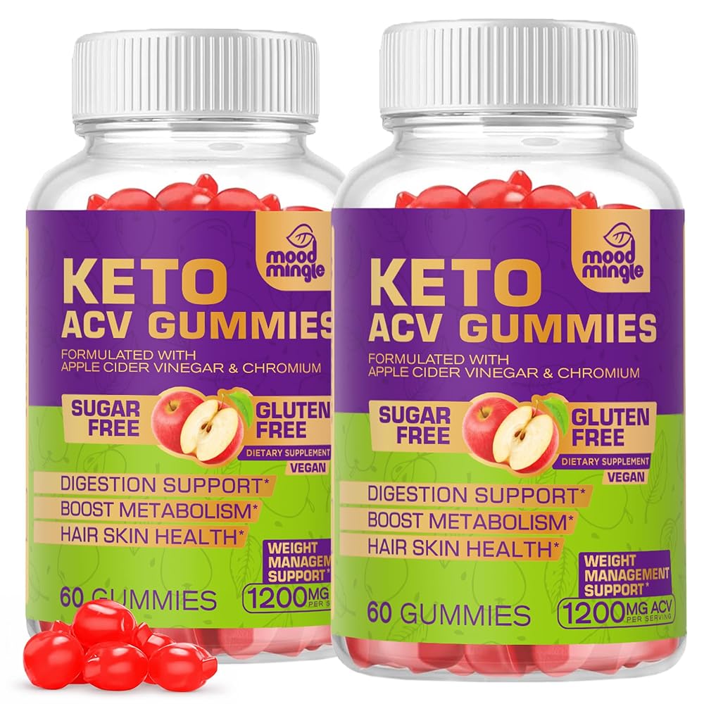 Mood Mingle Keto Acv Gummies Supplement for Women Men - Apple Cider