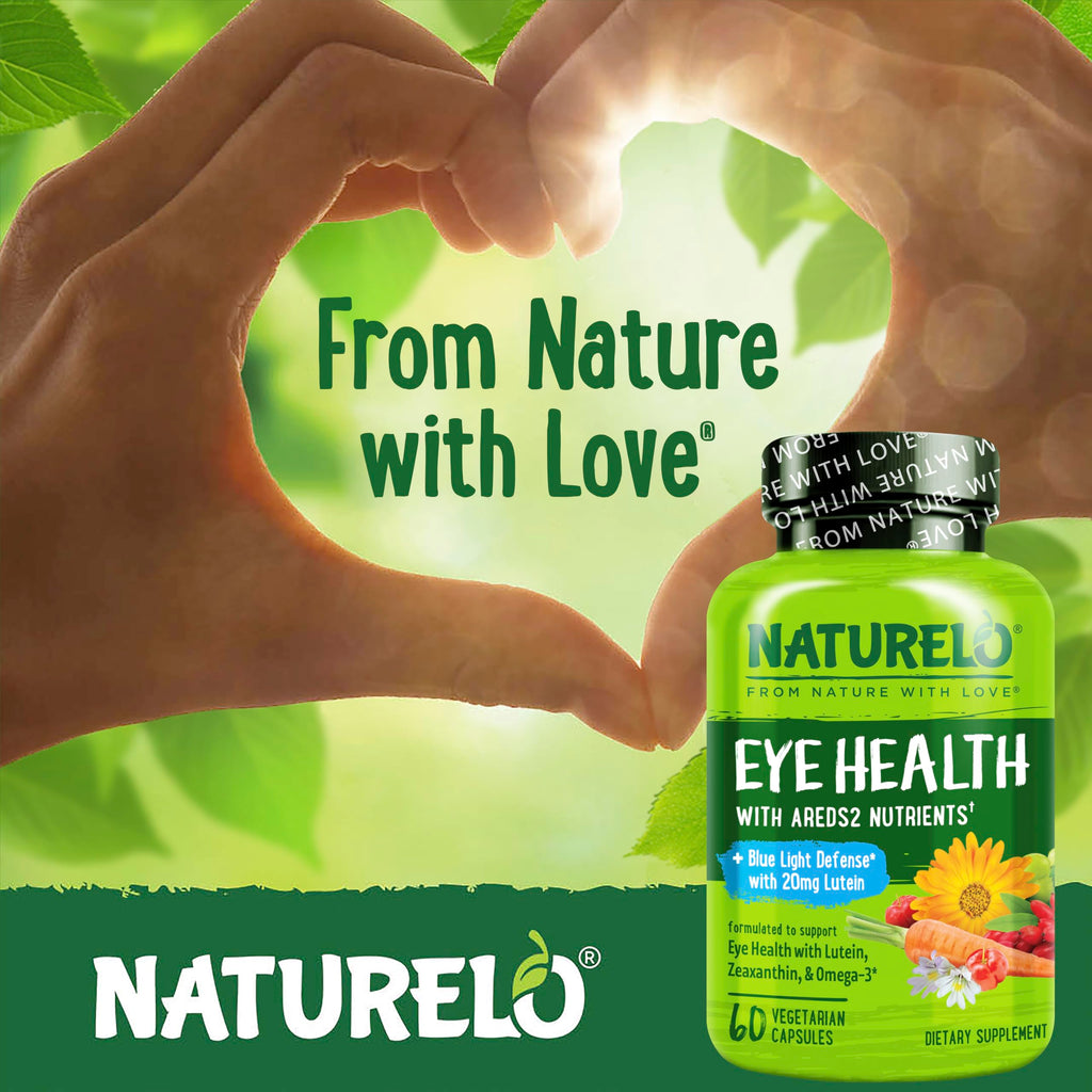 NATURELO Eye Vitamins AREDS 2 Formula - 60 Vegan Capsules - image 6