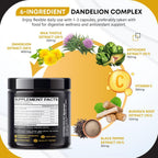 Gudomet Dandelion Complex 1,500 mg with Milk Thistle & Artichoke - 150 Capsules - image 4