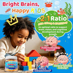 NEVISS Kids Omega 3 Gummies with Calcium