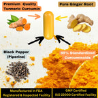 GoodlifePick Premium Turmeric Curcumin Capsules with Ginger & Black