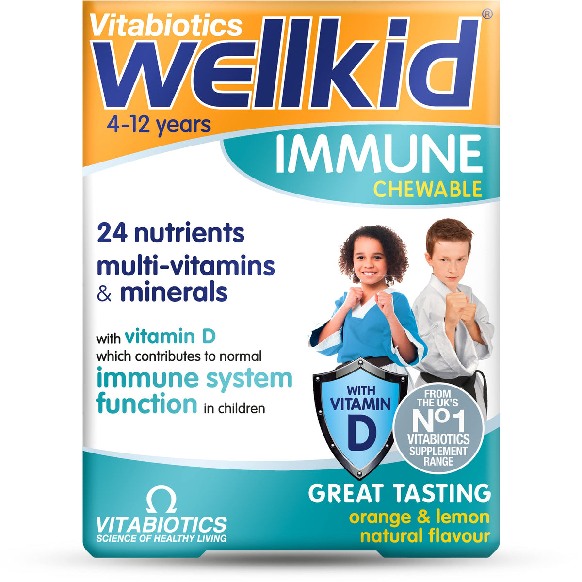 Wellkid Immune Chewable Tablets for Kids - 30 Tablets