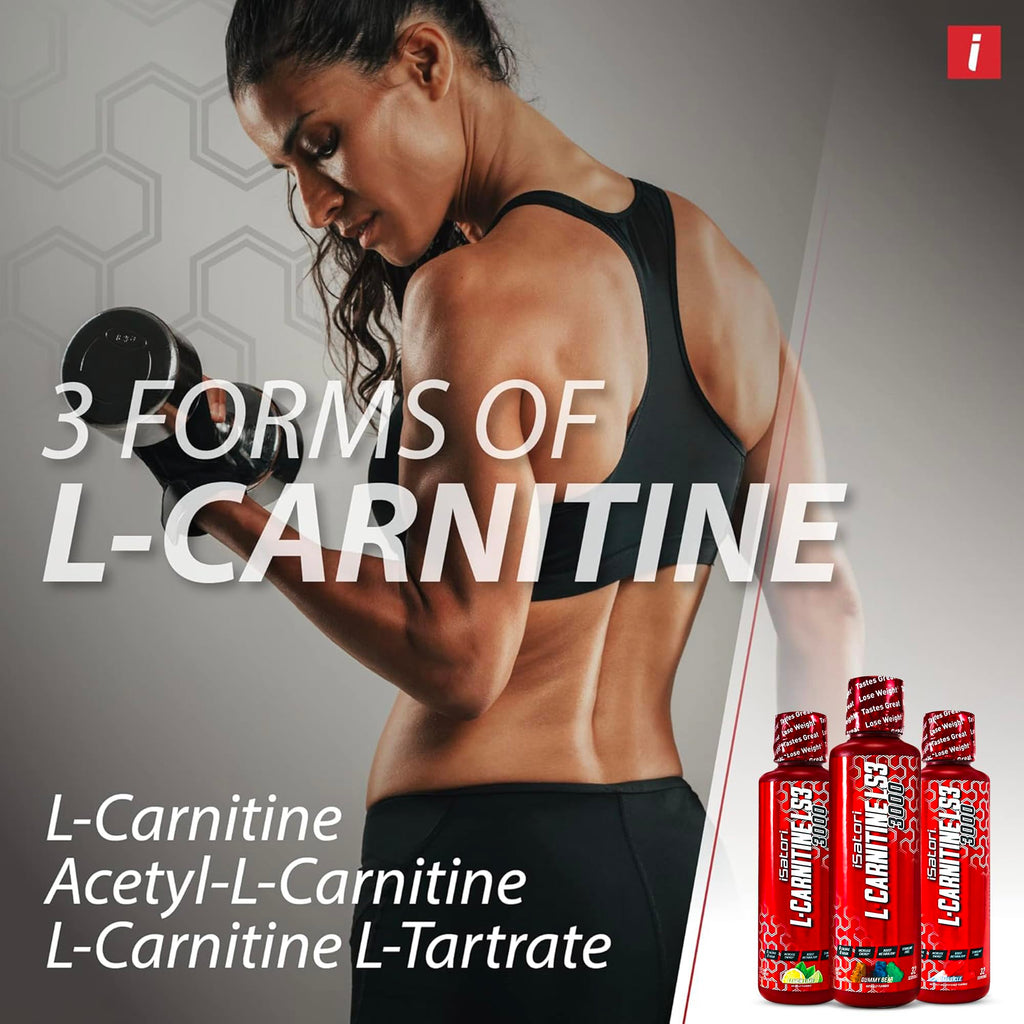 iSatori L-Carnitine LS3 3000 - Boost Energy & Metabolism