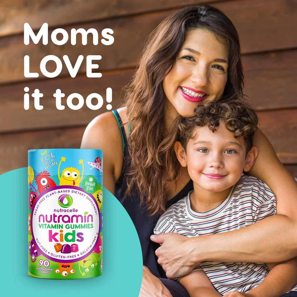 Nutracelle Nutramin Sugar-Free Kids Multivitamin Gummies - 90 Count - image 2