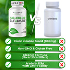 Hallusa Natural Colon Cleanser Herbal Fiber Blend - 90 Capsules - image 8