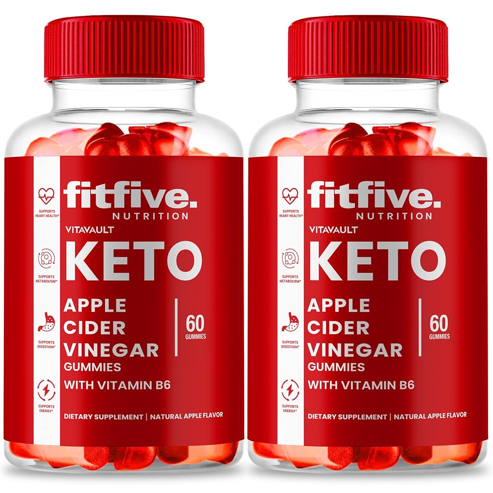 Vitavault Fitfive Keto ACV Gummies 1000mg - 120 Gummies