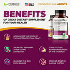 healblend Probiotic Caps Digestive Health & Immune Support - image 4