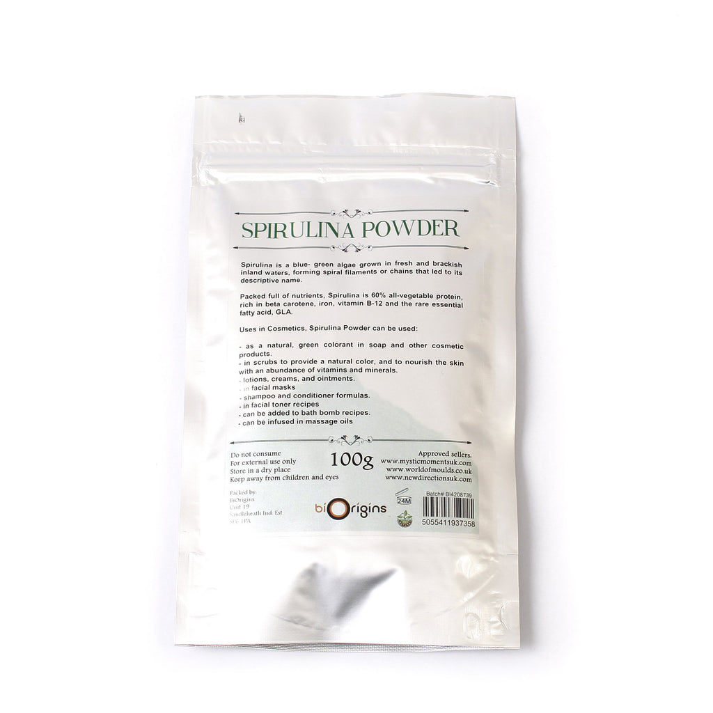 Mystic Moments Spirulina Powder for Cosmetics - 100g - image 3