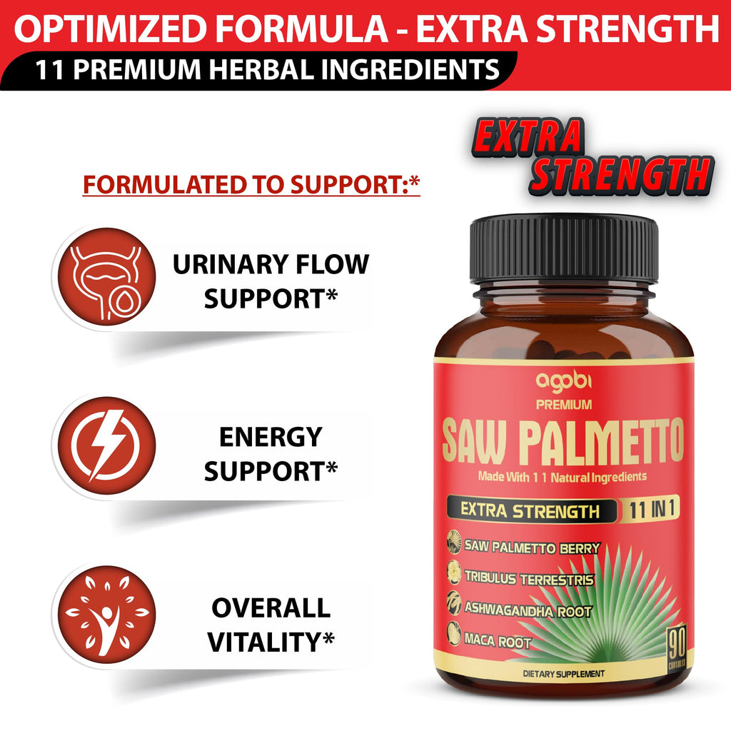 agobi Premium Saw Palmetto Capsules