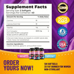 Helix Heal Belly Fat Burner for Women - 120 Softgels - image 6