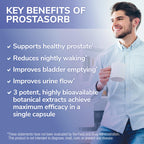 Tesseract ProstaSorb Prostate Support for Men - 60 Capsules - image 4