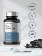 Horbäach Zinc Picolinate 100mg - 180 Capsules - image 5
