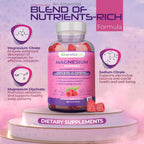 Essentialife Magnesium Gummies Pure Magnesium 100mg per Serving