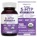 Triquetra Health Organic 5-HTP 200 mg Capsules - 60 Count