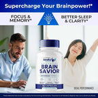 IDEAL PERFORMANCE Brain Savior Memory and Focus Capsules - 120 Capsules - image 5