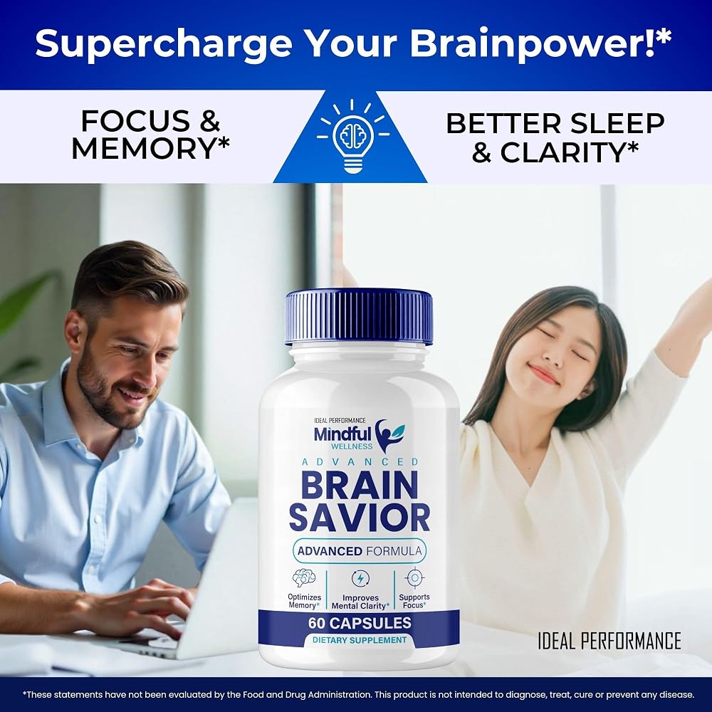 IDEAL PERFORMANCE Brain Savior Memory and Focus Capsules - 120 Capsules - image 5