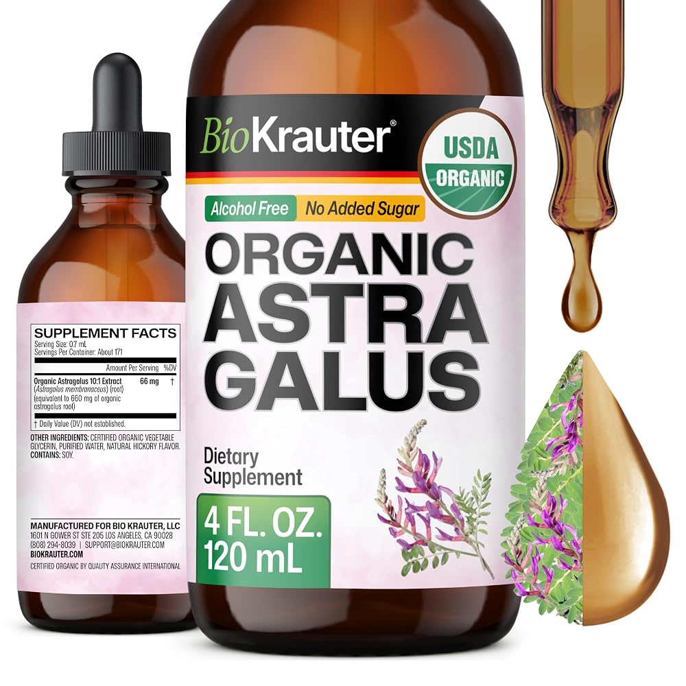 BIO KRAUTER Astragalus Immune Support Liquid Extract - 4 Fl Oz