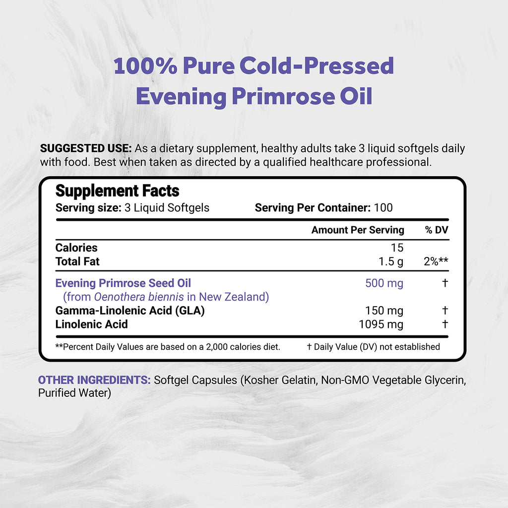 Naturalis Evening Primrose Oil (1300mg)