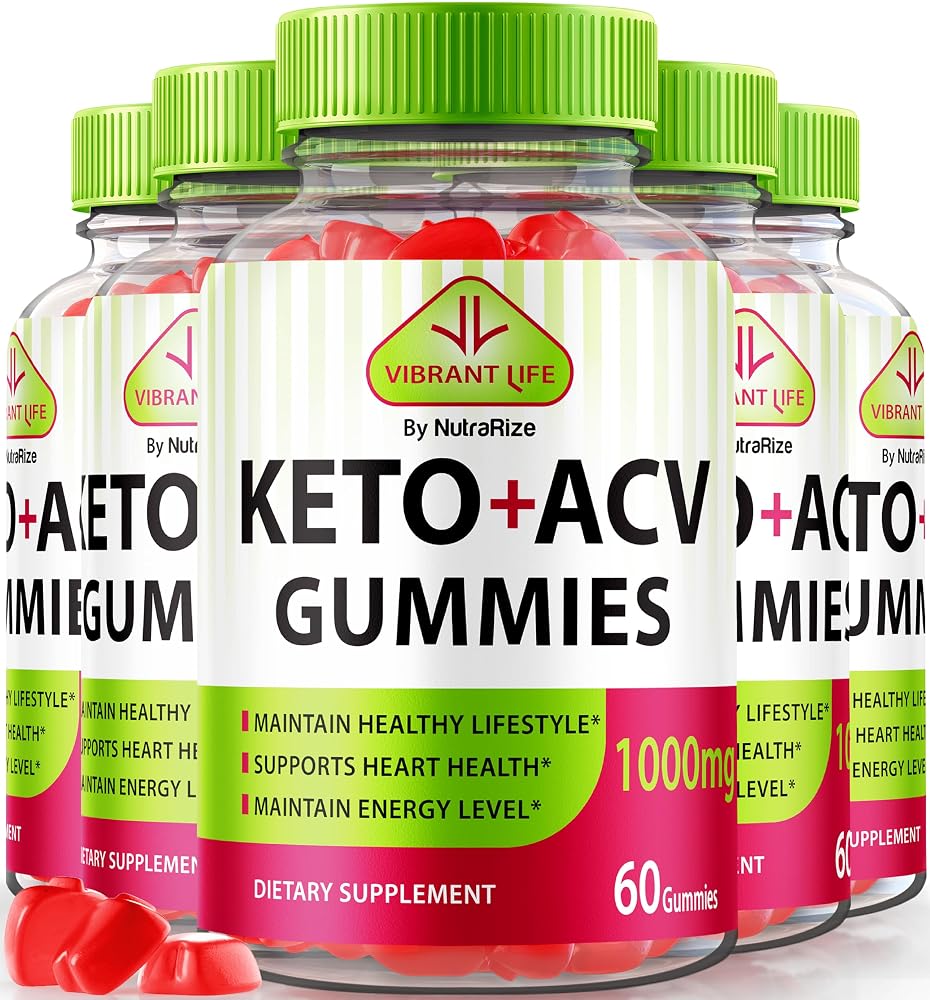 NutraRize Vibrant Life Keto ACV Gummies - 300 Count