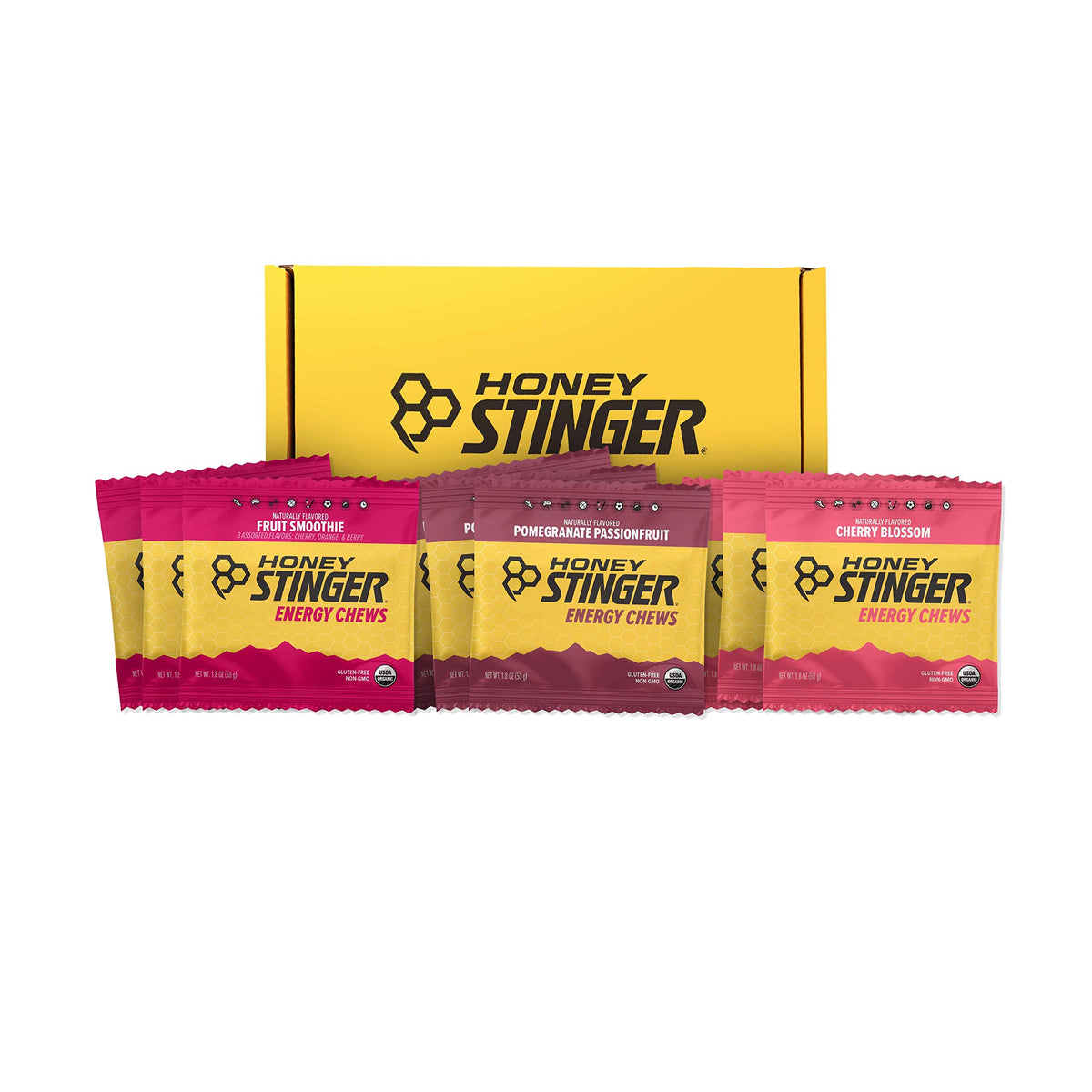 Honey Stinger Organic Energy Chew Variety Pack - 9 Chews
