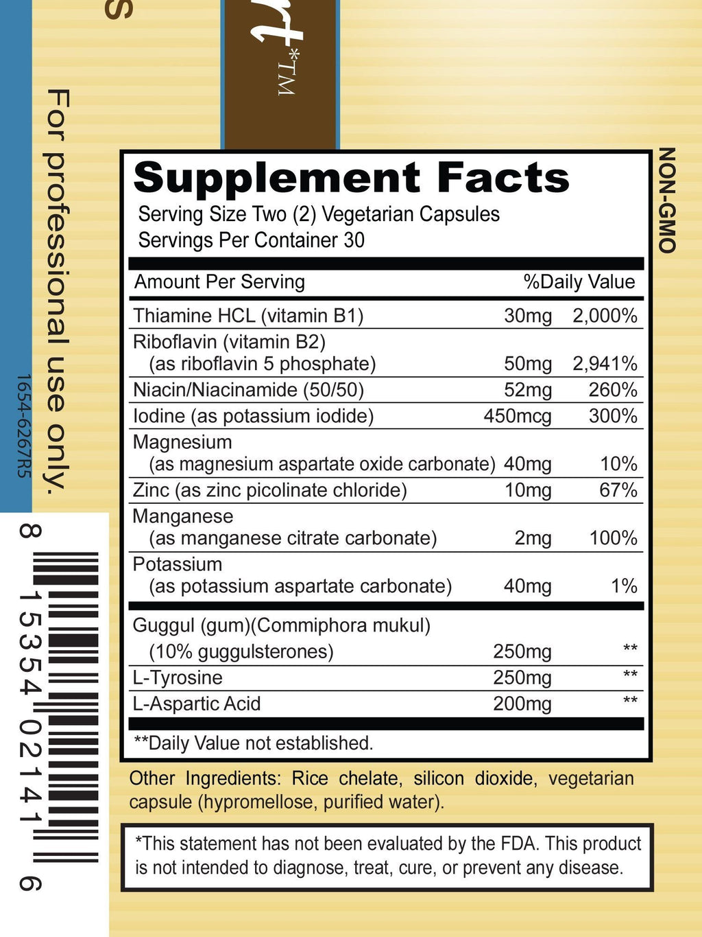 Priority One Vitamins Thyroid Support - 60 Vegetarian Capsules - image 3
