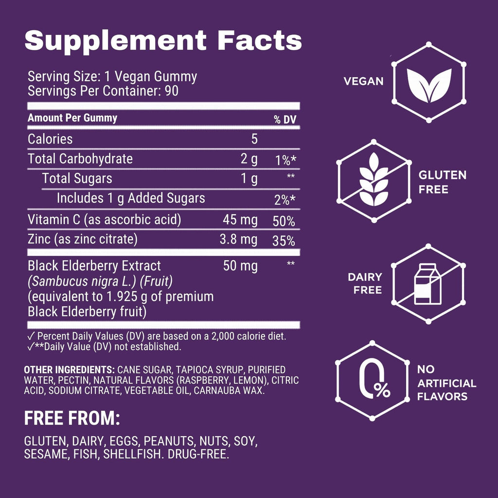 Sambucol Elderberry Gummies Immune Support - 90 Count - image 2