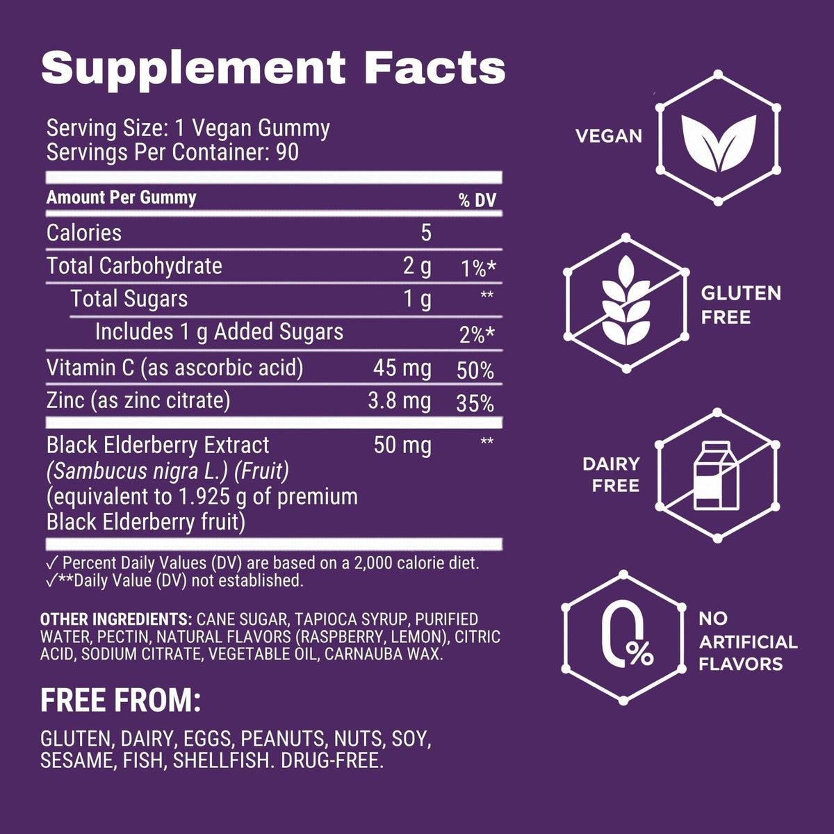 Sambucol Elderberry Gummies Immune Support - 90 Count - image 2