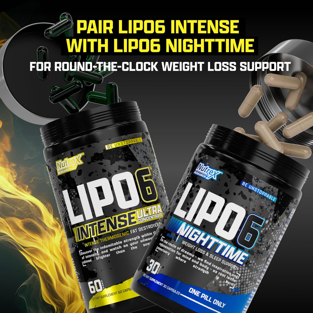 Nutrex Research Lipo6 Black Intense Thermogenic Fat Burner - 60 Capsules - image 6