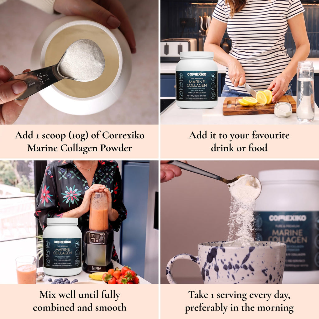 CORREXIKO Hydrolyzed Marine Collagen Peptides Powder from Wild-Caught