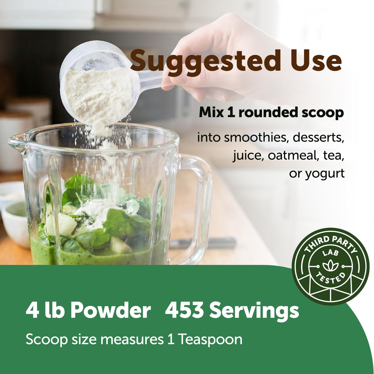 Micro Ingredients Stevia Sweetener Powder with Allulose - 64 oz - image 4