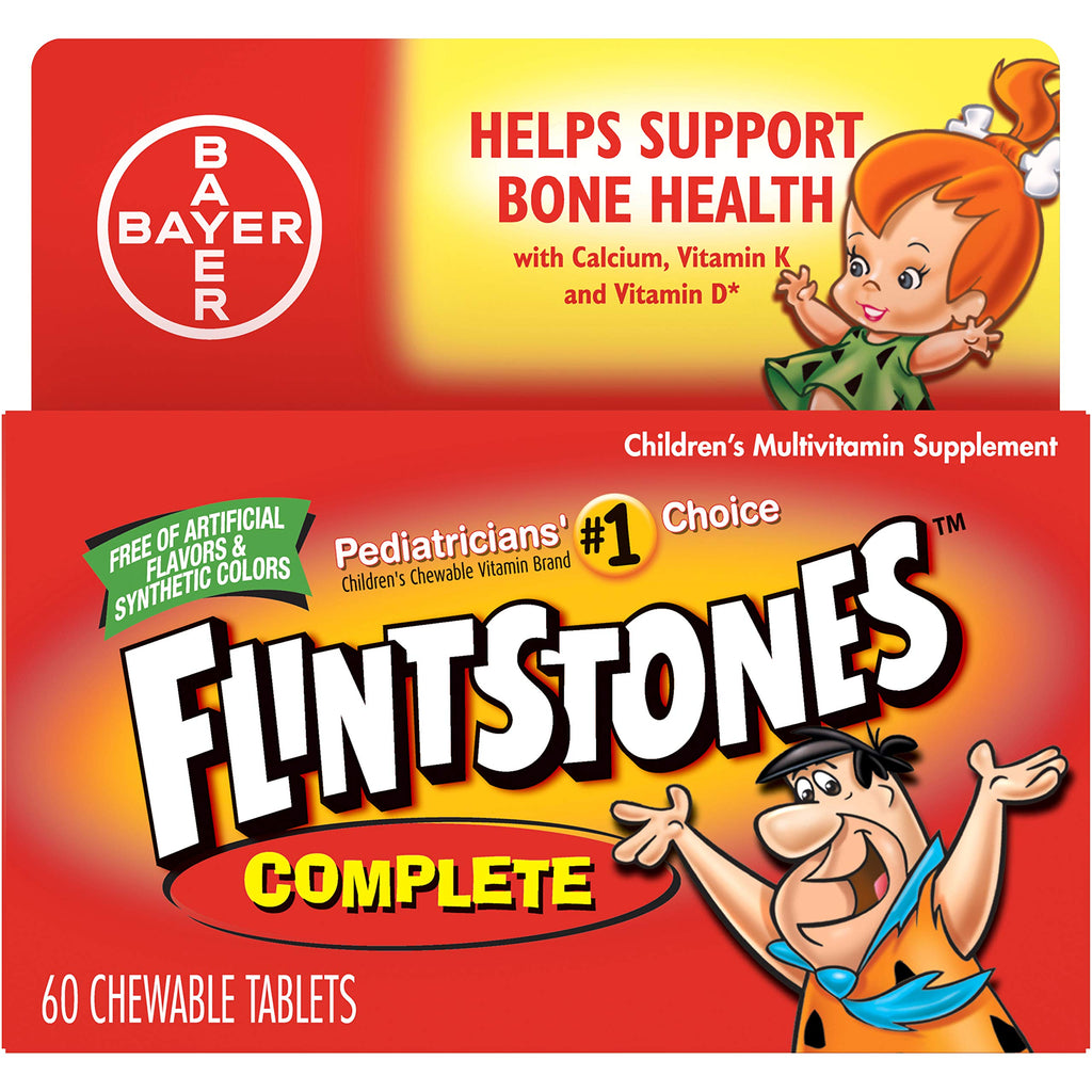Flintstones Complete Children's Multivitamin Chewable Tablets - 60 Count