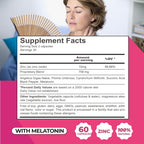 ZENZSUAL Bye Bye Menopause with Melatonin - 60 Capsules - image 6