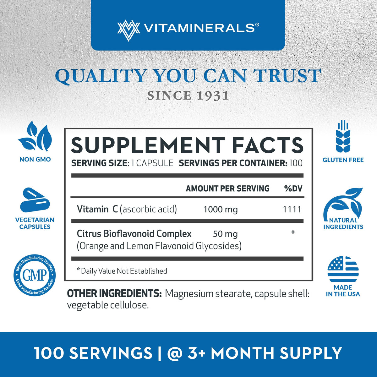 Vitaminerals ® C MAX Antioxidant Support 1